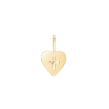 Load image into Gallery viewer, 14K Gold Small Heart Pendant  (12 x 7 mm)
