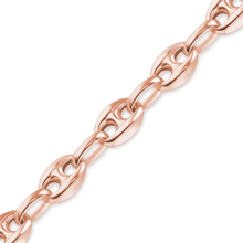 Load image into Gallery viewer, Bulk / Spooled Classic Puffed Mariner Link Semi-Solid Chain in 14K Rose Gold (3.80 mm)
