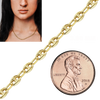 Bulk / Spooled Classic Puffed Mariner Link Semi-Solid Chain in 14K Yellow Gold (3.80 mm - 12.00 mm)