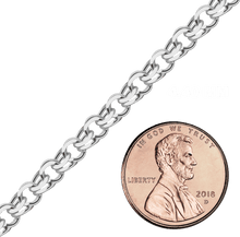 Load image into Gallery viewer, Bulk / Spooled Garibaldi Chain in Sterling Silver (4.40 mm - 12.40 mm)
