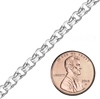 Bulk / Spooled Garibaldi Chain in Sterling Silver (4.40 mm - 7.90 mm)