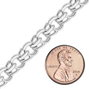 Bulk / Spooled Garibaldi Chain in Sterling Silver (4.40 mm - 12.40 mm)