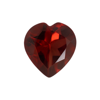 Heart AAA Natural Garnet - January Birthstones