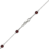 Bulk / Spooled Diamond by the Yard Cable Chain in 14K White Gold (Diamond Bezel: Every 1.5")