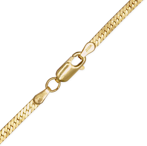 Finished Herringbone Bracelet in 14K Gold-Filled