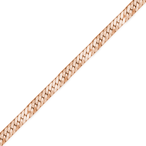 Bulk / Spooled Herringbone Chain in 14K Rose Gold-Filled (3.00 mm)