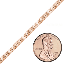 Load image into Gallery viewer, Bulk / Spooled Herringbone Chain in 14K Rose Gold-Filled (3.00 mm)
