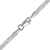 Flexible Hudson Herringbone Chain Necklace in Sterling Silver