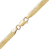 Flexible Hudson Herringbone Bracelet in 14K Yellow Gold