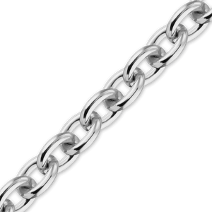 Bulk / Spooled Heavy Round Cable Chain in Sterling Silver (0.80 mm - 8.50 mm)