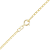 Houston St. Semi-Solid Cable Necklace with Spring Ring in 14K Yellow Gold