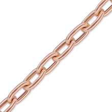 Load image into Gallery viewer, Bulk / Spooled Elongated Hollow Cable Chain in 14K Rose Gold (3.70 mm)
