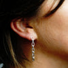 Houston St. Semi-Solid Cable Chain Earrings