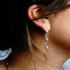 Houston St. Semi-Solid Cable Chain Earrings