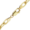 Houston St. Semi-Solid Cable Necklace in 18K Yellow Gold