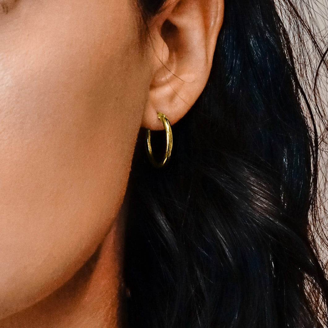 The Mercer Hoop in Gold Filled