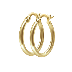 The Sylvan Hoop in 14K Yellow Gold