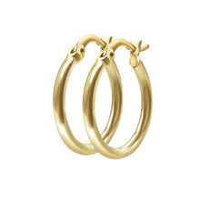 Load image into Gallery viewer, The Sylvan Hoop in 14K Yellow Gold
