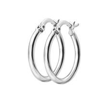 Load image into Gallery viewer, The Sylvan Hoop in Sterling Silver
