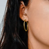 The Mercer Hoop in Gold Filled