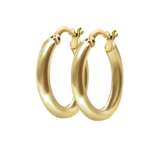 The Bridge Street Hoop in 14K Yellow Gold