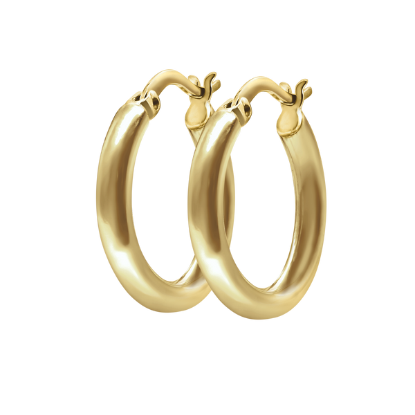 The Bridge Street Hoop in 14K Yellow Gold