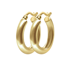 Load image into Gallery viewer, The Ninth Ave Hoop in 14K Yellow Gold

