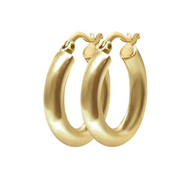 The Ninth Ave Hoop in 14K Yellow Gold