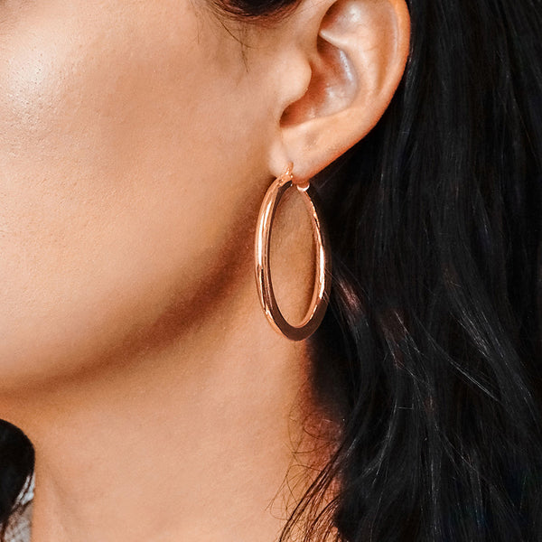 The Ninth Ave Hoop in Sterling Silver