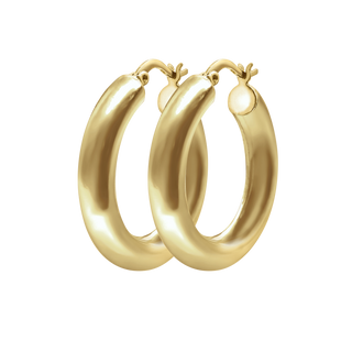 The Maiden Hoop in 14K Yellow Gold