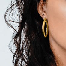 Load image into Gallery viewer, The Maiden Hoop in 14K Yellow Gold
