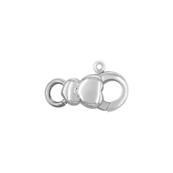 ITI NYC Fancy Heart Clasps (6.6 x 13.3 mm)