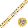 Special Order Only: Bulk / Spooled Round Semi-Solid Rolo Chain in Gold