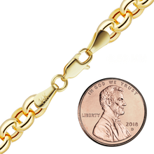 Load image into Gallery viewer, Herald Sq. Semi-Solid Rolo Anklet in 14K Yellow Gold
