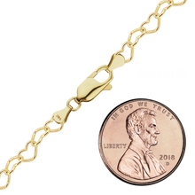 Load image into Gallery viewer, Finished Classic Heart Necklace in 14K Yellow Gold
