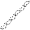 Bulk / Spooled Single Heart Chain in Sterling Silver (1.80 mm - 3.00 mm)