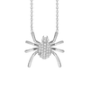 Spider Necklace in Sterling Silver (18 x 19 mm)