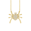 Spider Necklace in Sterling Silver (18 x 19 mm)