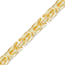 Load image into Gallery viewer, Bulk / Spooled Handmade Byzantine Chain in 14K Yellow Gold (2.90 mm)
