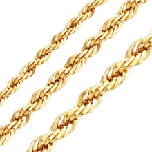 Load image into Gallery viewer, Bulk / Spooled Handmade Solid Rope Chain in 14K Gold-Filled (2.30 mm - 4.00 mm)
