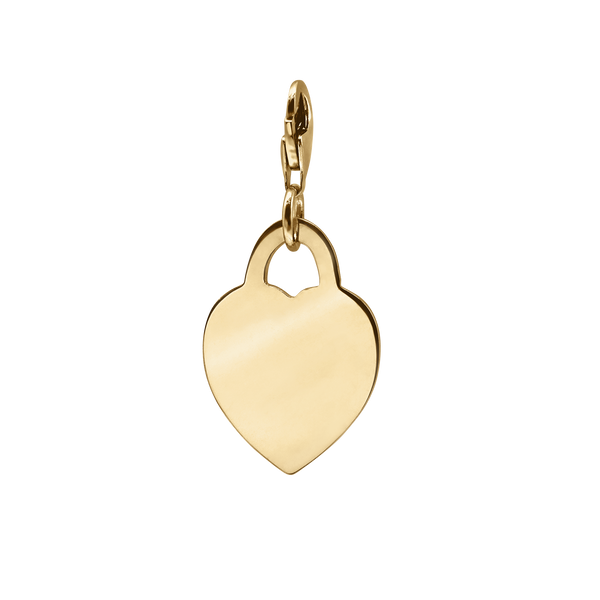 Heart and Lock Charm (43 x 20mm)
