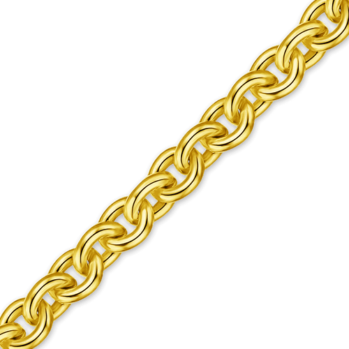Bulk / Spooled Heavy Cable Chain in Brass (2.70 mm - 3.80 mm)