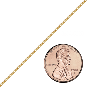 Bulk / Spooled Heavy Flat Curb Chain in 14K Gold-Filled (1.10 mm - 10.50 mm)