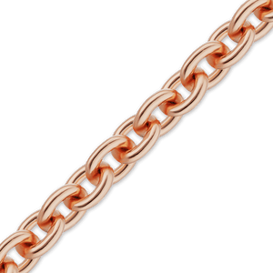 Bulk / Spooled Heavy Round Cable Chain in 14K & 18K Rose Gold (0.70 mm - 3.00 mm)