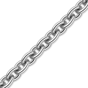 Bulk / Spooled Heavy Round Cable Chain in 14K & 18K White Gold (0.70 mm - 3.00 mm)