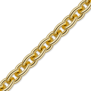 Bulk / Spooled Heavy Round Cable Chain in 14K & 18K Yellow Gold (0.70 mm - 4.30 mm)