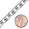 Bulk / Spooled Heavy Round Cable Chain in Sterling Silver (0.80 mm - 8.50 mm)