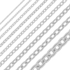 Bulk / Spooled Heavy Textured Cable Chain in Sterling Silver (0.90 mm - 7.50 mm)