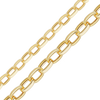Bulk / Spooled Semi-Solid Oval Rolo Chain in 14K Yellow Gold (2.10 mm - 3.20 mm)