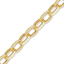 Load image into Gallery viewer, Bulk / Spooled Hollow Oval Rolo Chain in 14K Yellow Gold (2.10 mm - 3.20 mm)
